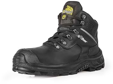 Upower Mixed Thanos ESD S3 UK Ci SRC båtsko, svart, 42 EU