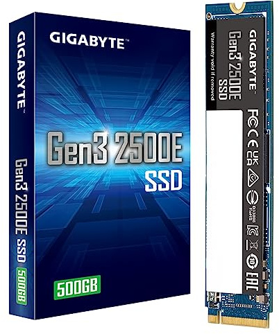 SSD GIGABYTE 500GB G325E NVME 1.3 M.2 PCIE 3.0X4