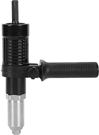 Rivet Guns Adapter Electric Rivet Guns Head Set Cordless Riveting Guns Drill Tool High Hardness Riveter Drill Attachment Industrial Pneumatic Accessories