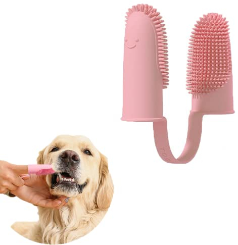 XINCHI Zahnbürste Hunde 10 Stück Fingerling Haustierzahnbürste Wiederverwendbar Katzezahnbürste Anti-Plaque Hundezahnbürste Finger Zahnbürsten Katzen Saubere Zahnfleischpflege Zähne Reinigung Welpen