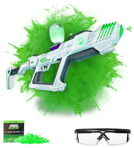 Gel Blaster The Original Surge XL Gel Blaster - Alcance extendido de 150 pies/45 Metros, 16,000 Disparos, Gel Ball Blaster de Alto Rendimiento, Modos semiautomático, para Mayores de 14 años