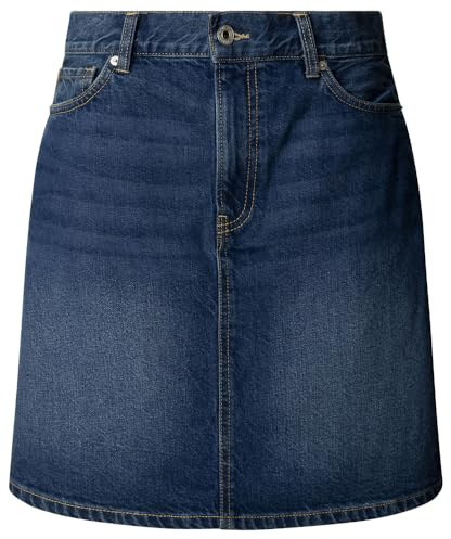 Pepe Jeans Mini Skirt HW Gonna, Blu (denim-4A2), XS Donna