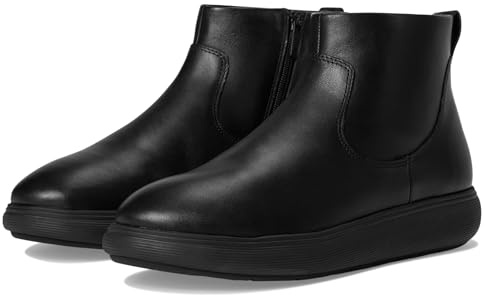 Fitflop iQ-COMFF LEATHER ZIP ANKLE BOOTS