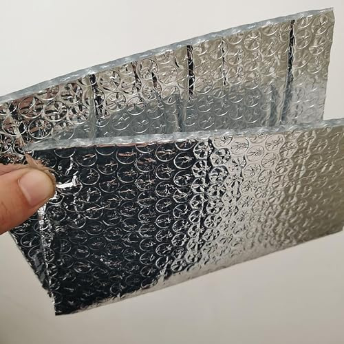 WaiDXn Isolierfolie Aluminium Dampfsperre Konstruktion Thermische Hitzebeständige Material 4MM Wärme Strahlungsbarriere(1 * 20M)