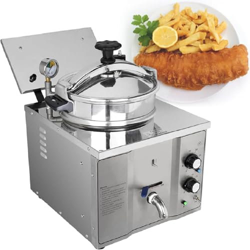 Friggitrice Elettrica A Pressione, Macchina Per Friggere Professionale Da Tavolo Per Ristoranti, Prelibatezze Fritte,110V