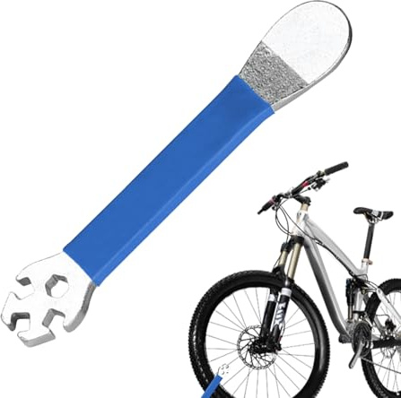 Jiimhte Speichenschlüssel - Multifunktionaler Felgenricht-Schlüssel für Fahrräder,Robustes Werkzeug mit Langem Griff für Fahrradwartung bei Erwachsenen, Enthusiasten & Anfängern