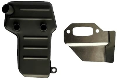 NzMRZe Silenziatore, Tubo Adatto for seghe troncatrici K960 K970, seghe for Cemento, Colore Marrone Chiaro