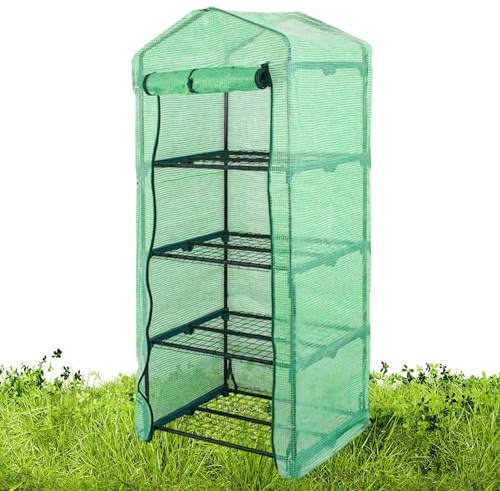 yakermur Copertura di serra – Telone di serra in PVC – Accessorio anti-UV per giardino, terrazza balcone esterno