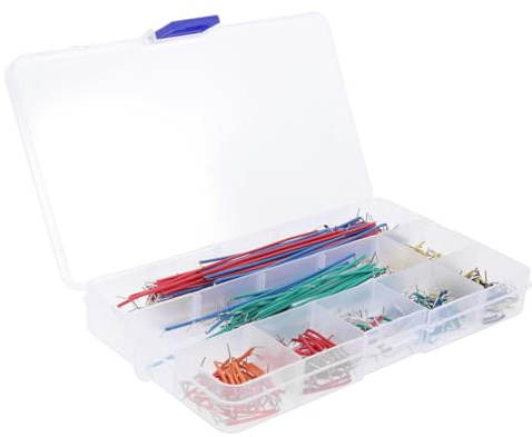 CONGARTENO 560pcs Breadboard Jumper Wire Kit 14 Lengths, Premium Solderless Jumper Wires for Breadboard Prototyping and Circuit Testing, Random Color Coding for Electronics Assembly