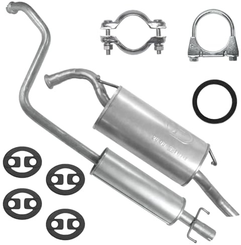 POLMOstrow Auspuff für Toyota Yaris Verso 1 I P2 1999-2005 | Mitteltopf und Endtopf, Motoren: 1.3 - 1.5, Van