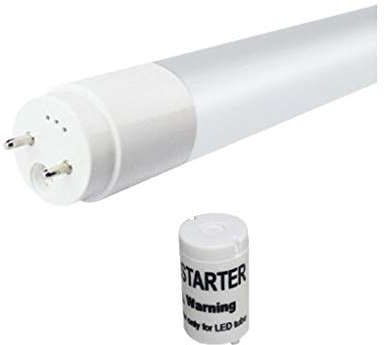 Besolis 60 cm LED Röhre T8-G13 8 Watt, 300° AUSSTRAHLUNG, 1100 LUMEN, Tageslichtweiß/Kaltweiß 6000 Kelvin, 1:1 Ersatz für 18 Watt Leuchtstoffröhren - inclusive LED Starter
