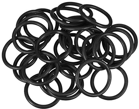 sourcing map 30 Stück O-Ringe Dichtungsringe 38mm AD 30mm ID 4mm Breite | Dichtung, Metrische Nitrilkautschuk Gummi, Für Sahnespender Poolpumpe Schnellkupplung Kaffeebecher