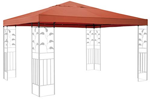 QUICK STAR Ersatzdach für Blätter Pavillon 3x3m Pavillondach Terra Ersatzbezug