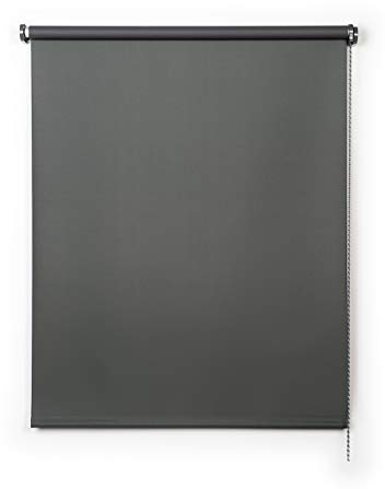 STORESDECO Verdunklungsrollo 250H x 140B cm mit Bohren - Thermo Fenster Rollos für Innen & Außen Schützt vor UV- & Infrarotstrahlen - Kindersicheres Verdunkelungsrollo für Fenster & Türen