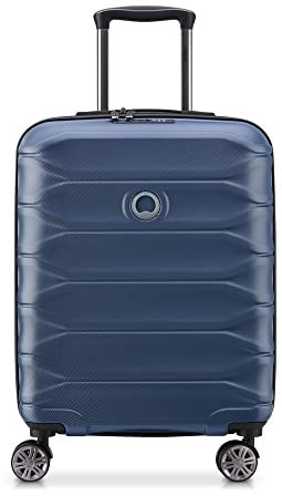 Delsey Kleiner Hartgepäck Kabinen-Koffer | Cabin-Trolley 40 x 20 x 55 cm aus hochwertigem, robustem ABS und PC Material | für Damen und Herren | 4 Doppelrollen & TSA-Schloss | Meteor Serie