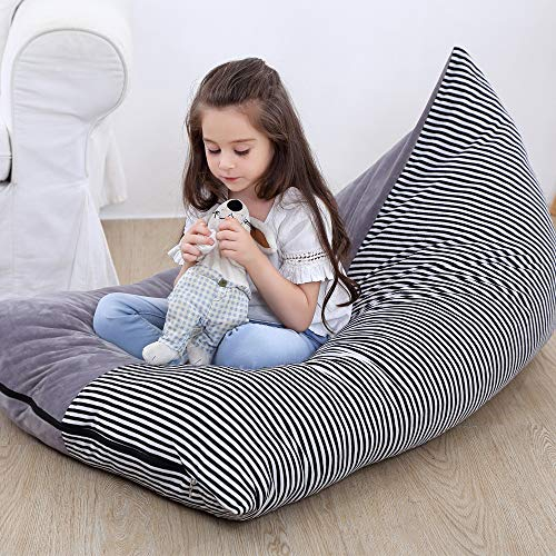 SoulQool Stofftier Sitzsack Stuhl,200L Große Aufbewahrungstasche Sofa für Kinder,Faltbare Boden-Sofa-Tasche