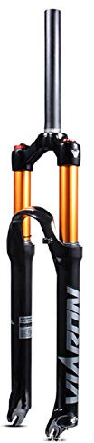 TOMYEUS VPPV MTB Fahrrad Fahrradgabel 26 Zoll 27,5 ”29 ER, Doppelte Luftkammer 1-1/8 Ultraleichte Air Stoßdämpfergabel Scheibenbremse Gabeln (Farbe : A, Size : 26 inch)