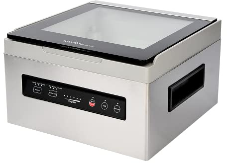 Sous Vide Tools Iv3.0, Confezionatrice Sottovuoto a Camera, Nero e Argento