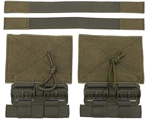 Schnellverschluss-Kummerbund Set 2x Tragbare Nylon Entfernungsschnalle Gr¨¹n Schnell einsetzbar und praktisch f¨¹r Outdoor Aktivit?ten