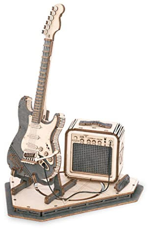 ROBOTIME 3D Puzzle Musical Instrument Wooden Model Kits for Adults to Build Woodcraft Construction Building Kits