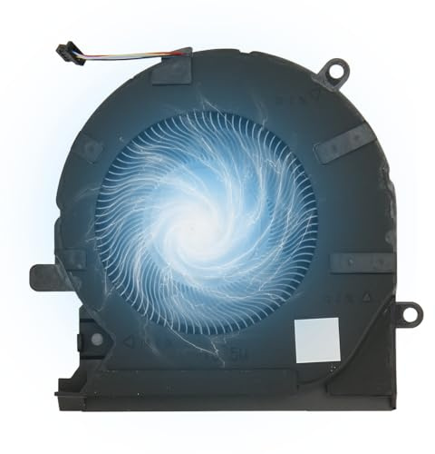 Garsent Laptop-CPU-Lüfter, für Omen 15 EK 15 EK0005LA 15 EK0013DX 001 CPU-GPU-Kühler, 4-poliger Notebook-Lüfter, Klein und Leicht (CPU-Lüfter)