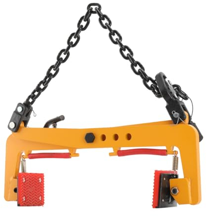 SUDEG Versetzzange Bordsteinzange Hebezange Bordstein Steinträger Heber Steingreifer, Bordsteinträger Steinzange Pflastersteinzange Pflasterträger, Verstellbare Öffnung 12-36cm