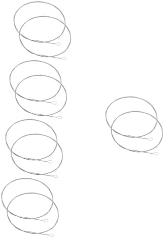 CORHAD 5sets Saitensatz 6 Stahlsaiten Ersatz 2 Stücke * 5