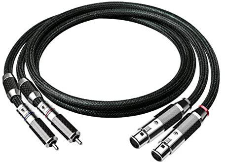 DREEK Cavo Hifi OCC Cavo Audio Anti-interferenza A Doppia Schermatura For Sistema(1.5 Meters)