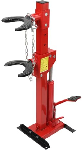 ATEdata Hydraulischer Federspanner 3 Tonnes Federspanner KFZ Federbeine | Auto Federkompressor Steuerung Hydraulisches Werkzeug 7-Fach verstellbar