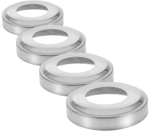 SUPVOX 4 Pièces Détachées Pour Échelle De Bassin Protections De Rampe Acier Inoxydable Remplacement De Tubes Marches Et Pare-chocs Pour Bassins Creusés