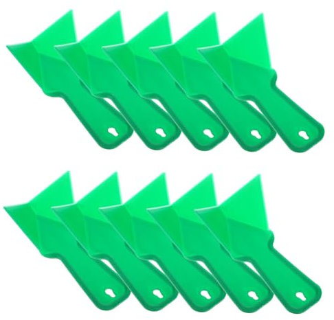 Hemobllo 10 Stück Innen Und Außeneckkellen Trockenbau Edelstahl Mit Ergonomischem Griff Eckwerkzeug Für Präzises Spachteln