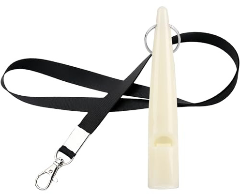 Hundepfeife Nr. 211.5 mit Pfeifenriemen, ideal für Hundetraining, lebensmittelechtes ABS-Material, standardisierte Frequenz für Rückruf, laut und weitreichend, Trainingspfeife mit großer Reichweite