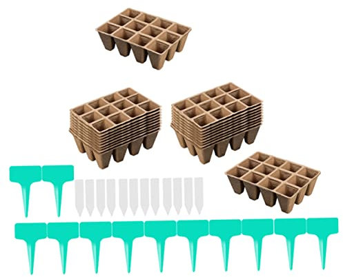 Toyvian 1 Ensemble Pots de Germination de Tasses de Nutrition Végétale pour Démarrage de Plantes Intérieur Plein Air