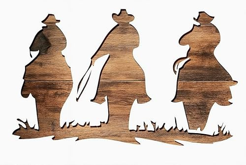 Cowboy’s Riding Stencil 8.5 x 11 Inch – Reusable Mylar Template for Painting, Drawing, Airbrush, Scrapbooking, and Western-Themed Crafts