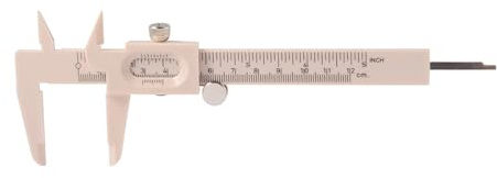 Calibrador Vernier De Plástico, Regla De Medición De Dial, Joyería, Diámetro Interior Exterior, Herramienta De Medición De Profundidad De 0-120mm(NO.3 Khaki)