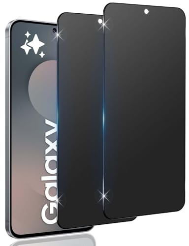 LiiLaa Matt Sichtschutz für Samsung Galaxy S25 FE mit fingerabdruck erkennung, 2 Stück Matte Anti Spy Privacy Displayfolie, Anti-Fingerabdruck Entspiegelte Sichtschutzfolie