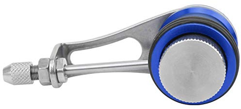 ZAICOLER Werkzeug Zum Binden von Angelknoten Zum Einfachen Knoten und Aufwickeln der Angelschnur für Angelbegeisterte mit Robustem Aluminium- und Gummimaterial (Blue)