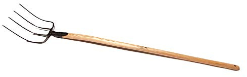 Krumpholz Dunggabel mit Federdülle und 4 Zinken, 310x230 mm