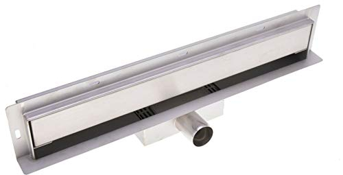 Aqbau 80cm Duschrinne Wandablauf Bodenablauf Ablaufrinne Edelstahl NEU