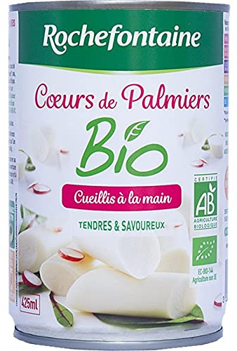 ROCHEFONTAINE - Coeurs De Palmiers Bio 220G - Lot De 4 - Vendu Par Lot