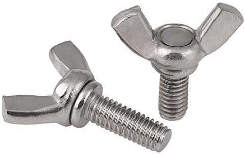 M6 Rändelschraube Hand Schrauben Flügelschrauben M5X20 (10ST)