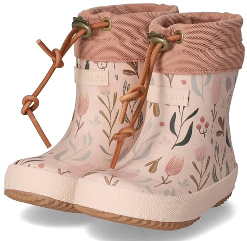 Bisgaard Unisex Kinder Thermo Baby Rain Boot, Rose Flower, 25 EU