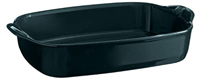 Emile Henry EH739652 Auflaufform, rechteckig, 36,5 x 23,5 cm, Belle-Ile, Weiß