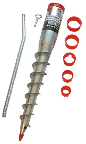 BRESKO Einschraubhülse Bodenhülse Eindrehhülse Bodendübel Pfostenträger Sonnenschirm Ø26-65 mm/Metall