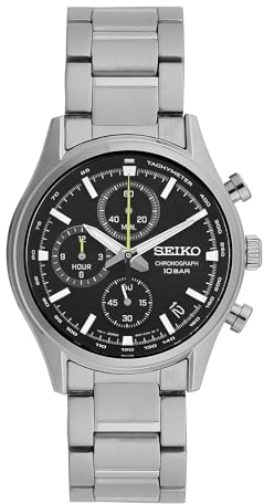 Seiko Orologio Analogico al Quarzo Uomo con Cinturino in Acciaio Inossidabile SSB419P1
