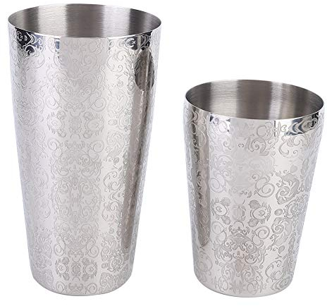 Cocktail Shaker Cocktail Shaker 304 Stainless Steel Silver 304 Stainless Steel Cocktail Shaker Set Boston Shaker Bartender Bar Tool Silver