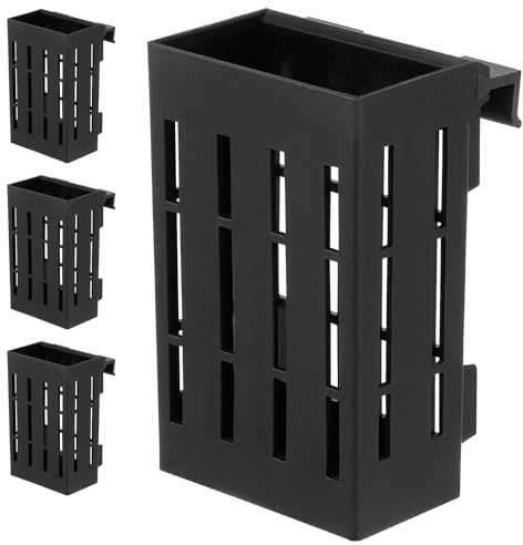 Zerodeko 4pcs Hanging Aquarium Plant Holder Aquatic Plant Baskets for Fish Tank Decoration Versatile Aquarium Planter Pots for Tropical Plants and Aquatic Growth