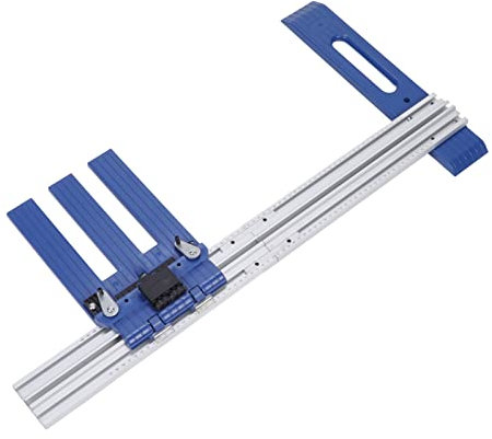 Circular Saw Guide Rail, Track Saw Rail Parallel Guide System, Rip-Cut Circular Saw Edge Guide, Multifunctional Aluminum Alloy Woodworking Cutter Guide Track for Carpenter