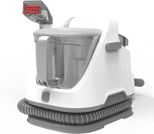 Fabric Cleaning Machine, Handheld Vacuums, 14000Pa Large Suction Power, 650W Powerful Motor, 3-in-1 Water Spray Brush Blowing, Shiftable, for Car Seat/Carpet/Sofa/Carpets/Pet Hair