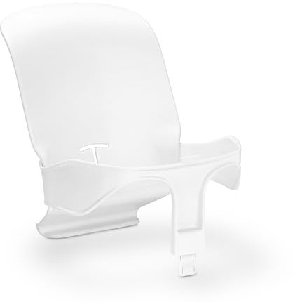 hauck Sitzverkleinerer für Hochstuhl Alpha+, Beta+ & Arketa, für Babys ab 6 Monaten, Ergonomisch, Verstellbar & Mitwachsend, Ohne Werkzeug Montierbar (Weiß)